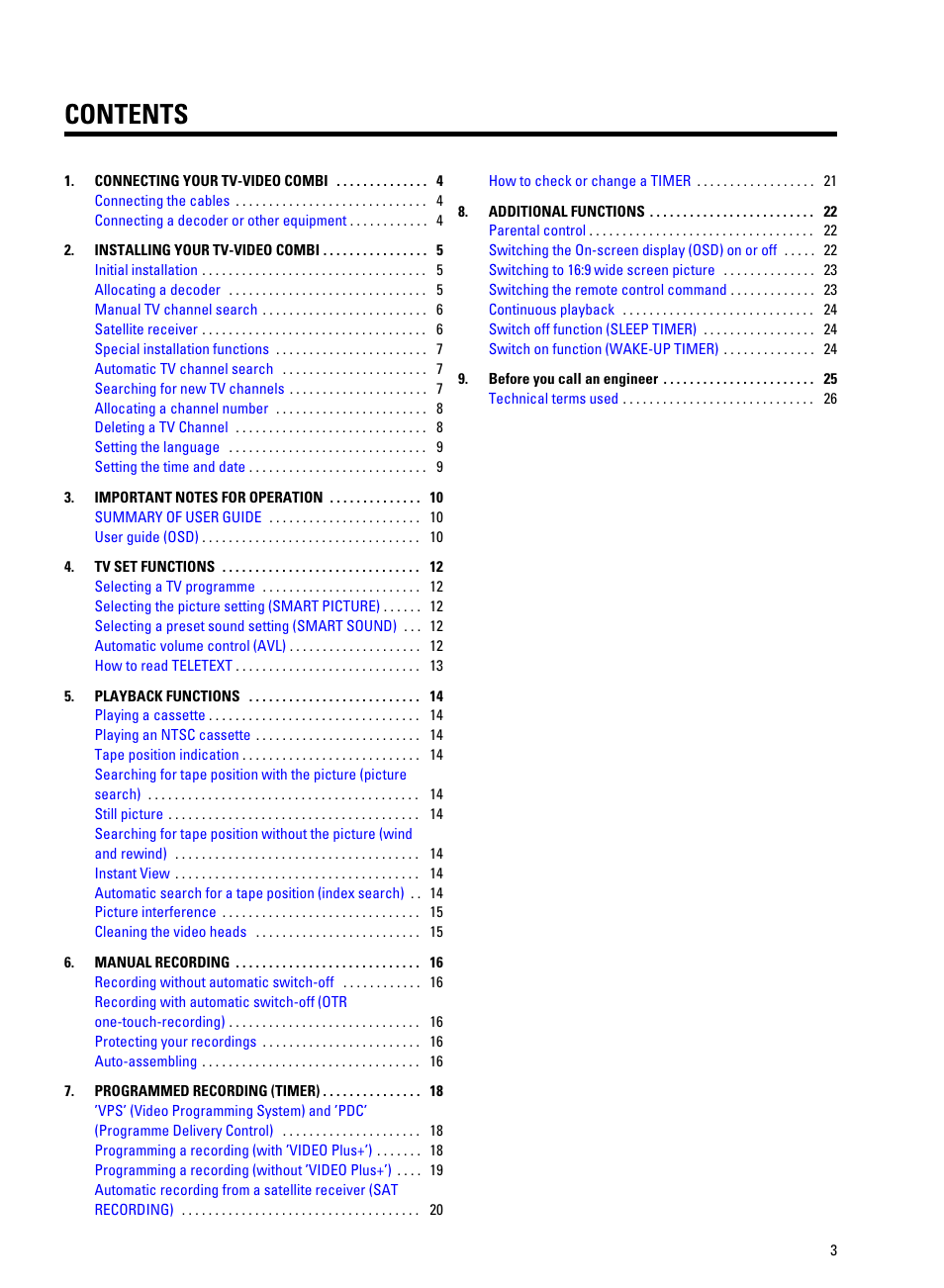 Philips 21PV330/07 User Manual | 28 pages