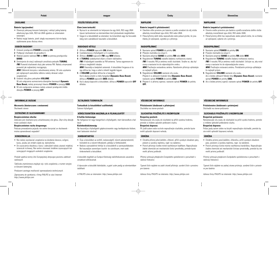 Philips AE6360 User Manual | Page 2 / 2