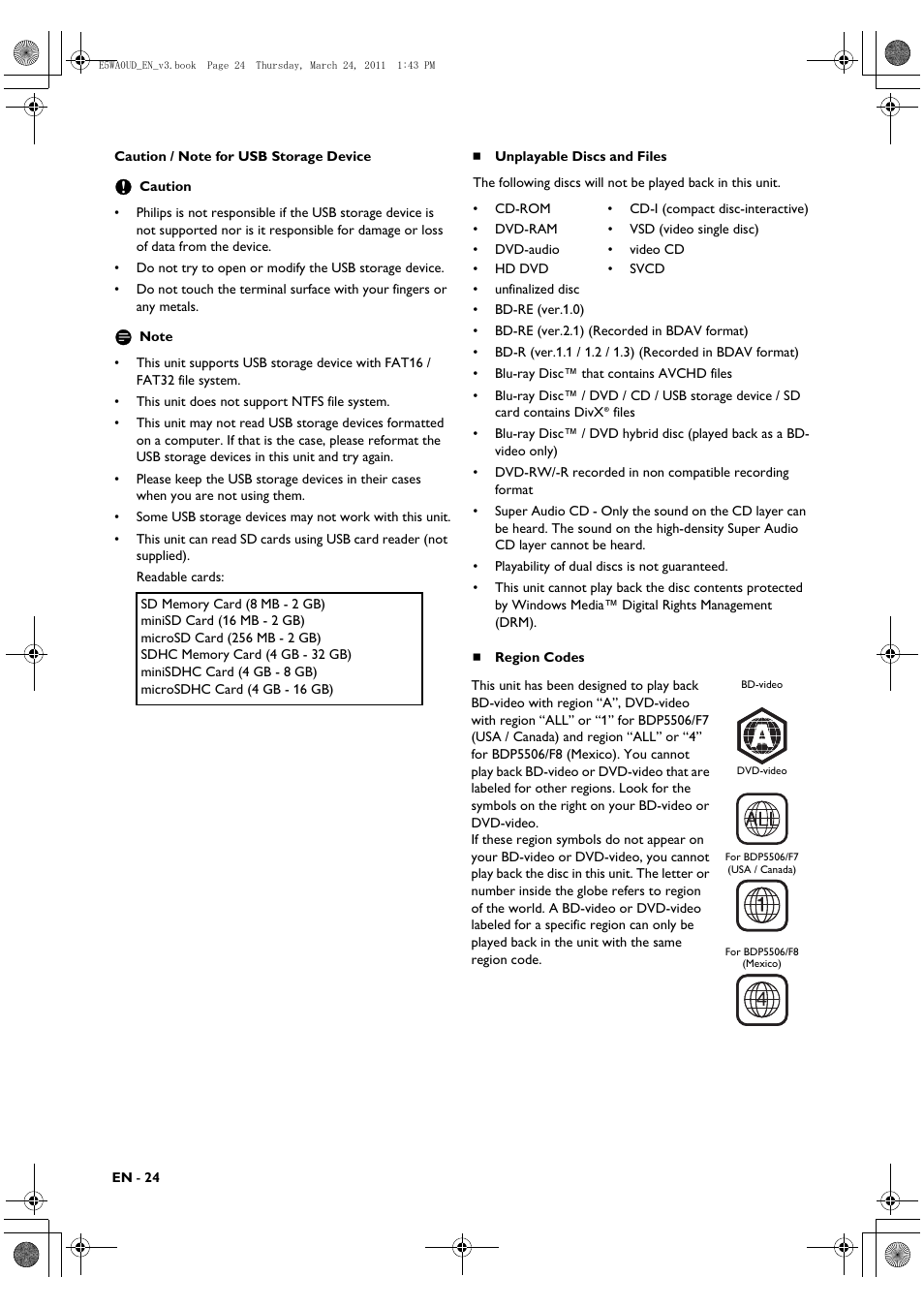 Philips BDP5506/F7 User Manual | Page 24 / 68