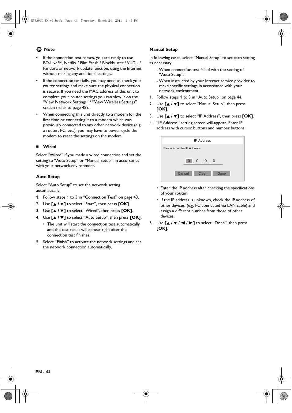 Philips BDP5506/F7 User Manual | Page 44 / 68