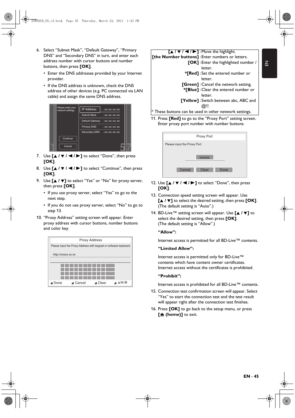 Philips BDP5506/F7 User Manual | Page 45 / 68