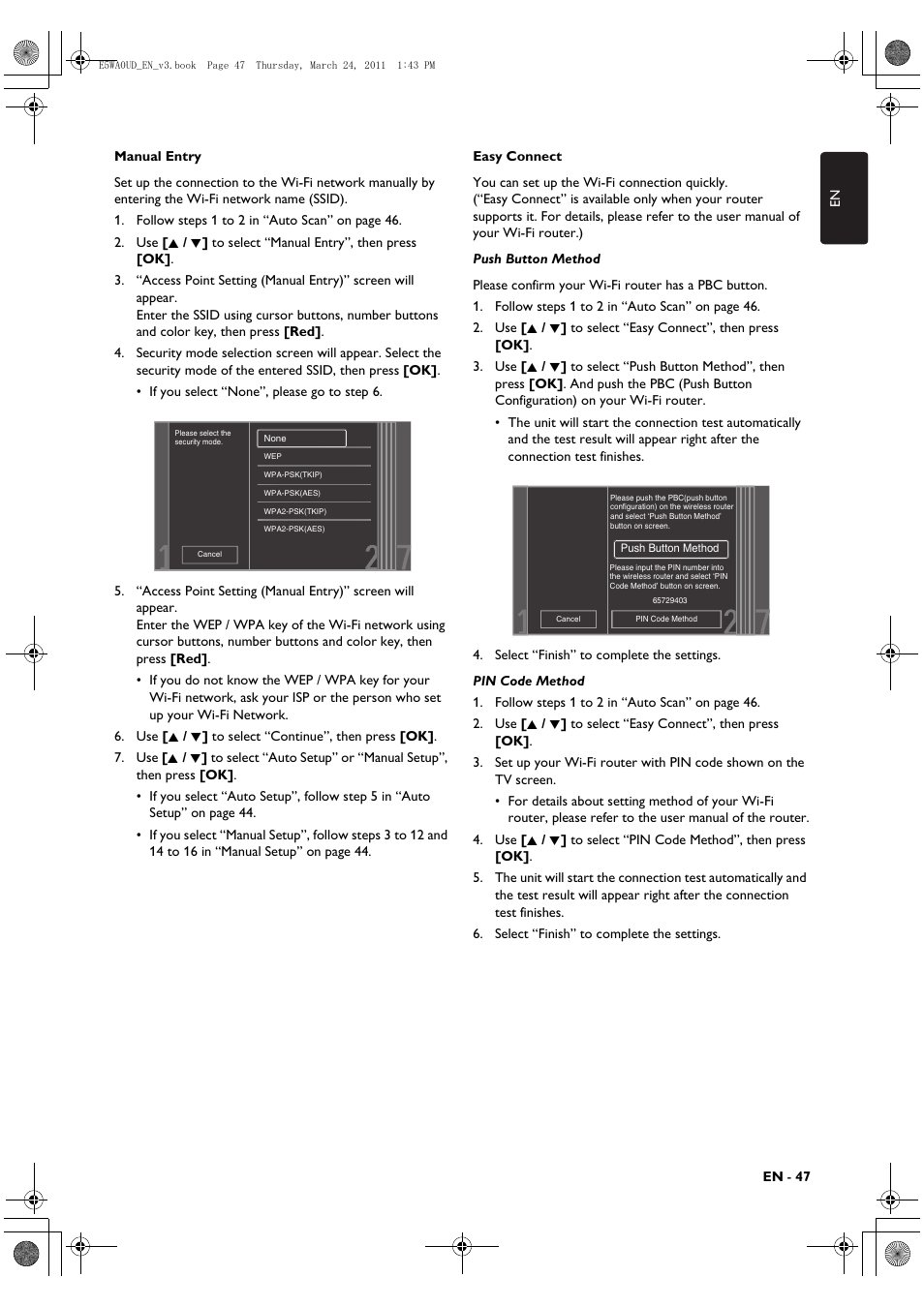 Philips BDP5506/F7 User Manual | Page 47 / 68