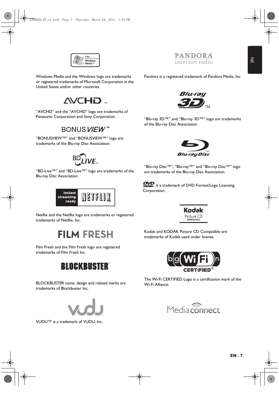 Philips BDP5506/F7 User Manual | Page 7 / 68