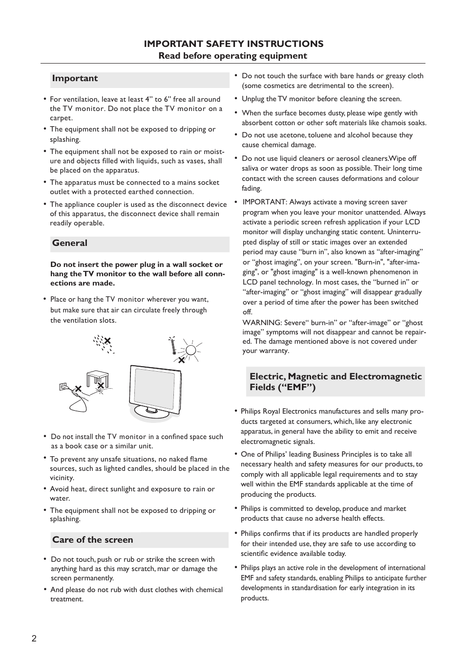 Philips 190TW8 User Manual | Page 2 / 19