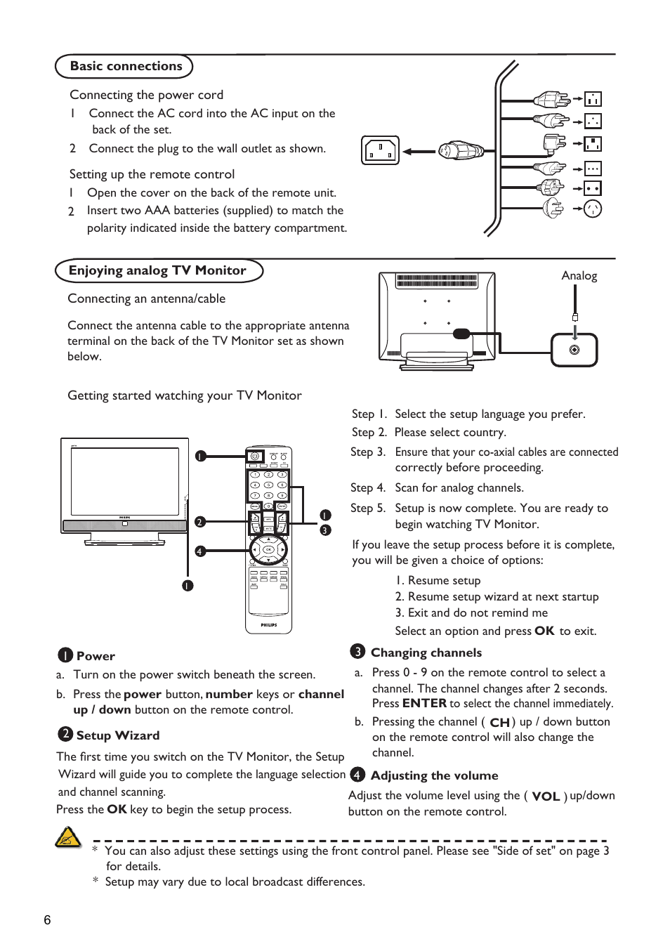 Philips 190TW8 User Manual | Page 6 / 19