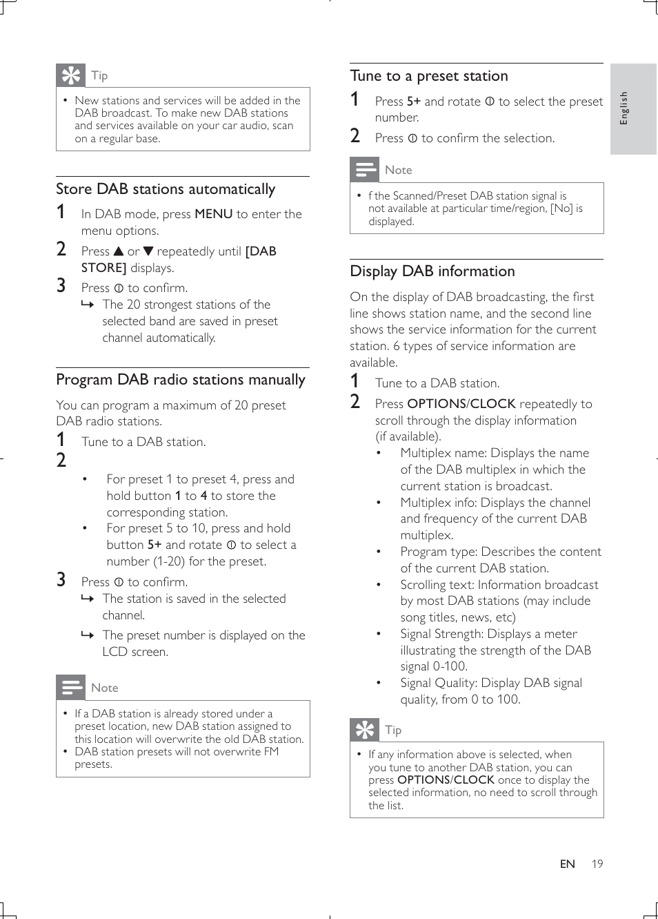 Philips CEM2000B User Manual | Page 18 / 28