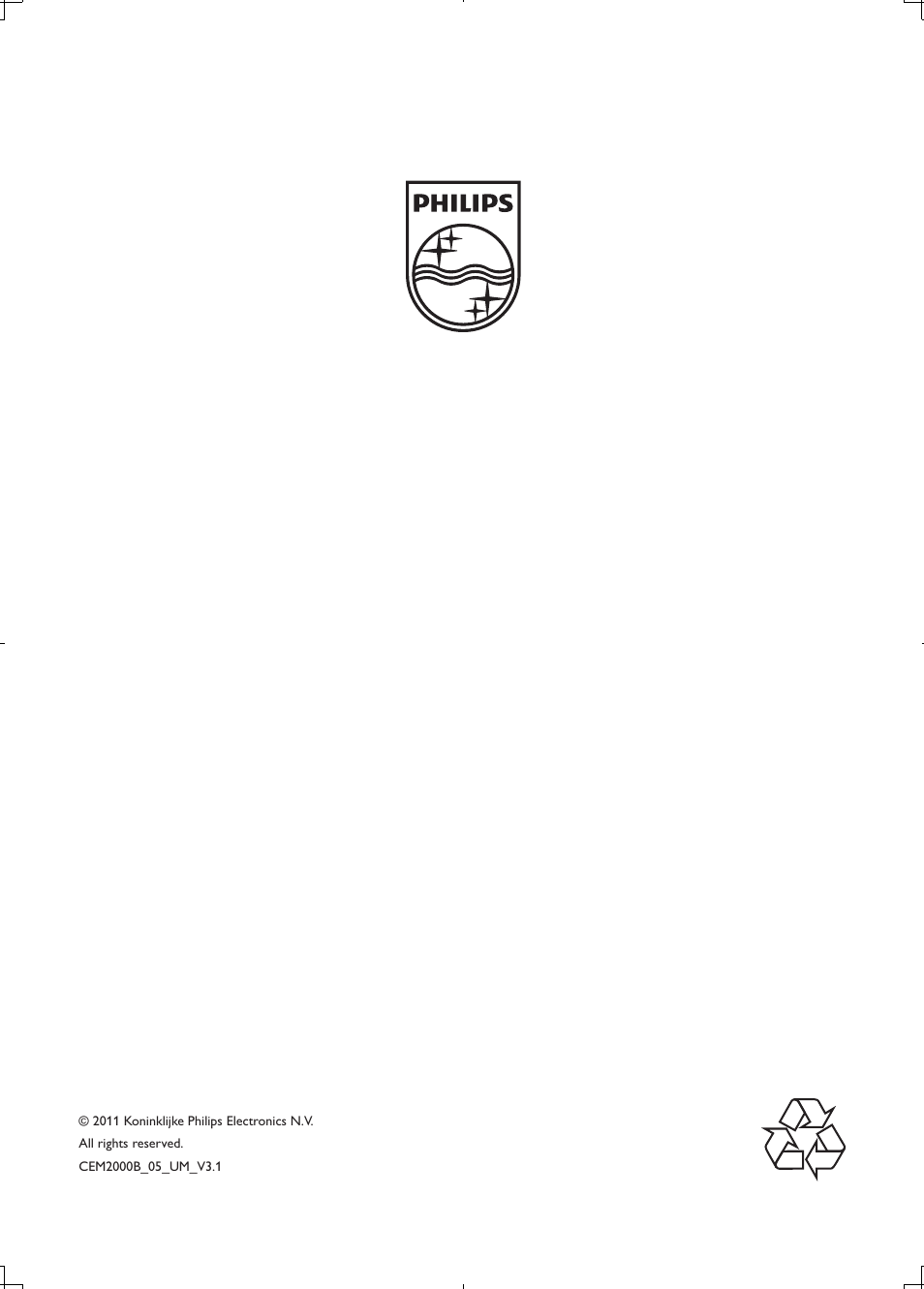 Philips CEM2000B User Manual | Page 28 / 28