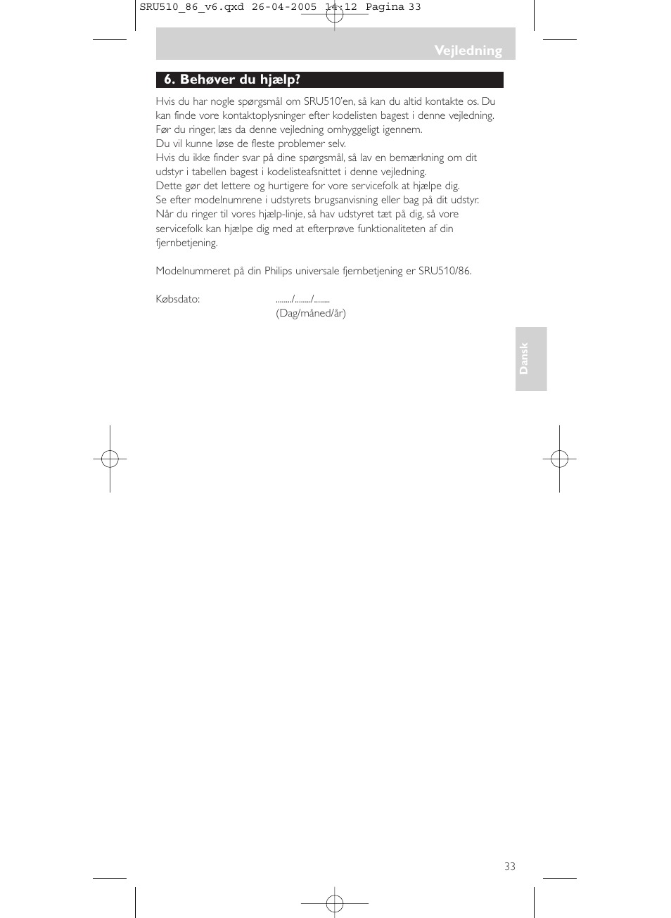 Philips SRU 510/86 User Manual | Page 33 / 60