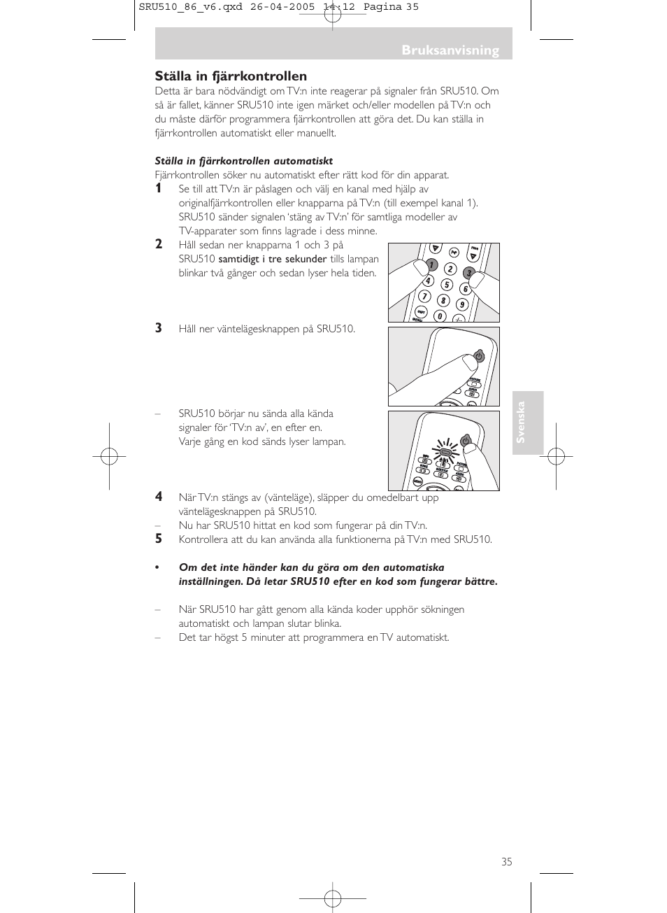 Philips SRU 510/86 User Manual | Page 35 / 60