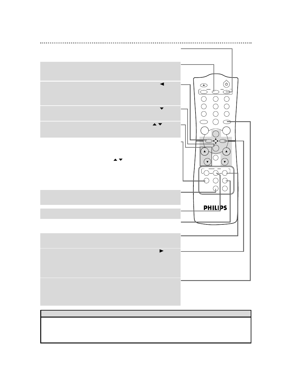 Remote control buttons (cont’d) 21, Helpful hints | Philips VR620CAT User Manual | Page 21 / 52