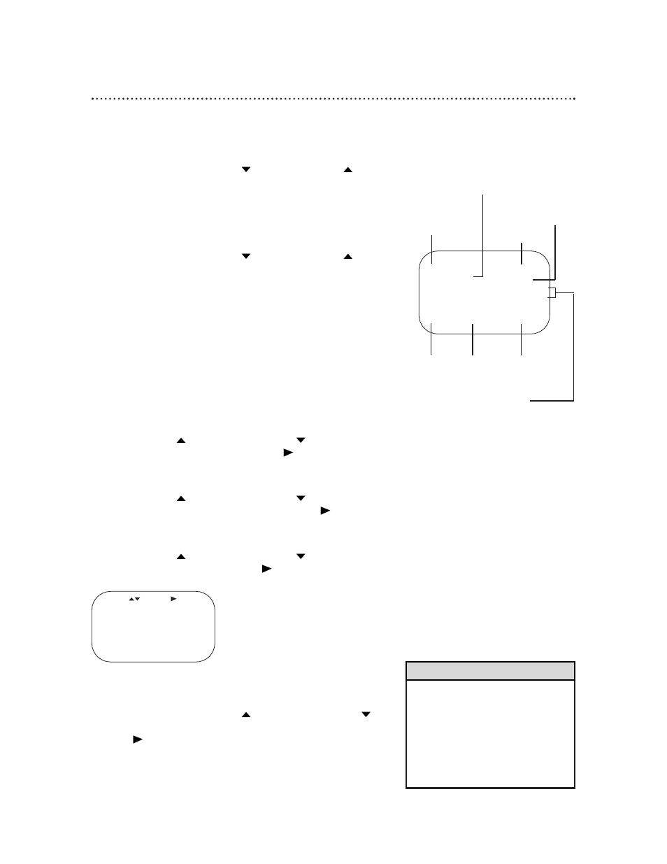 22 on-screen status displays | Philips VR620CAT User Manual | Page 22 / 52