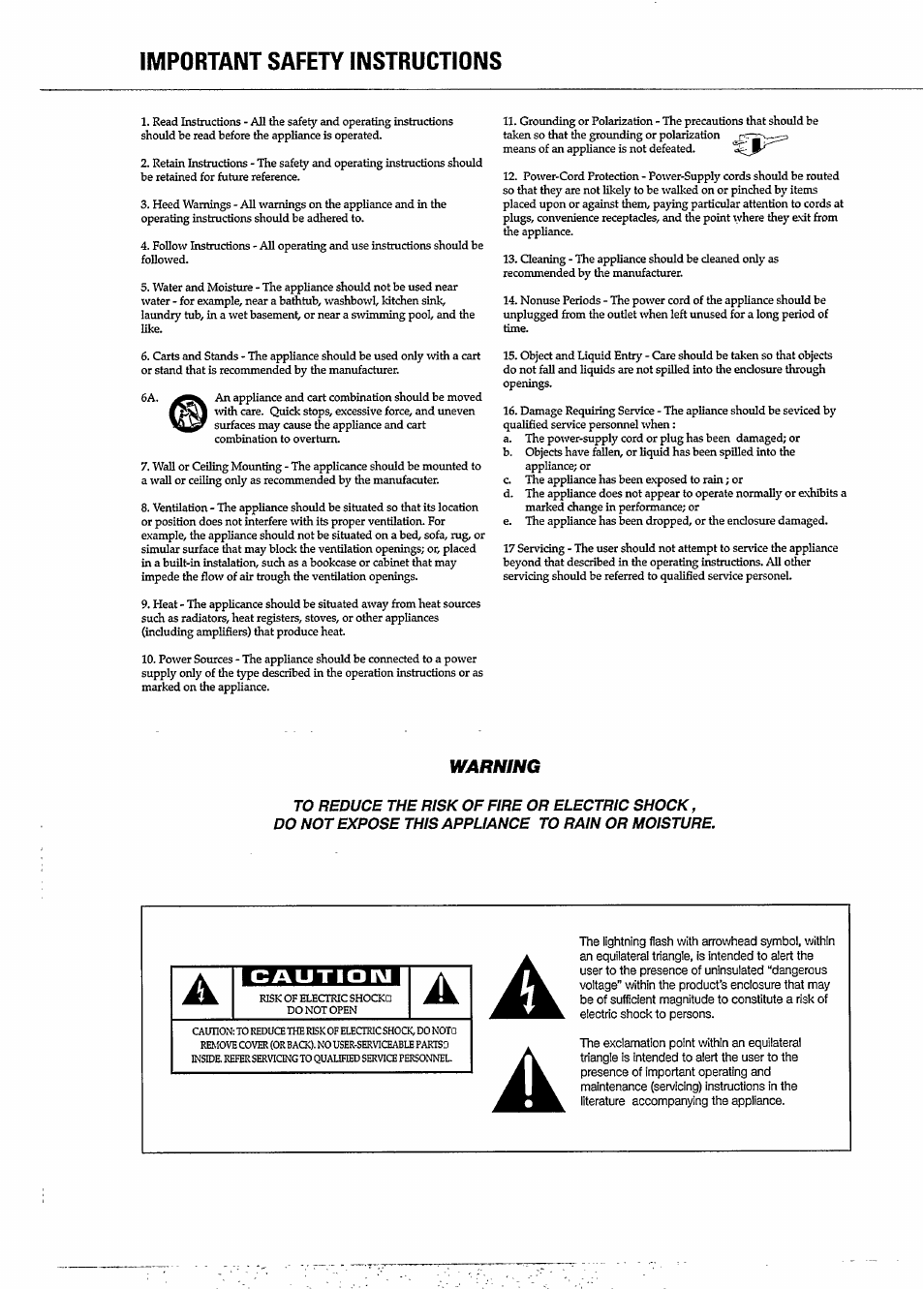 Important safety instructions | Philips CDR 765 User Manual | Page 2 / 28