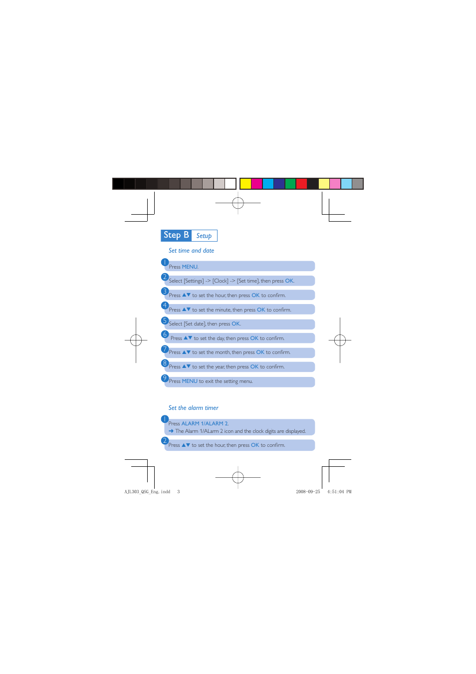 Philips AJL303 User Manual | Page 3 / 6