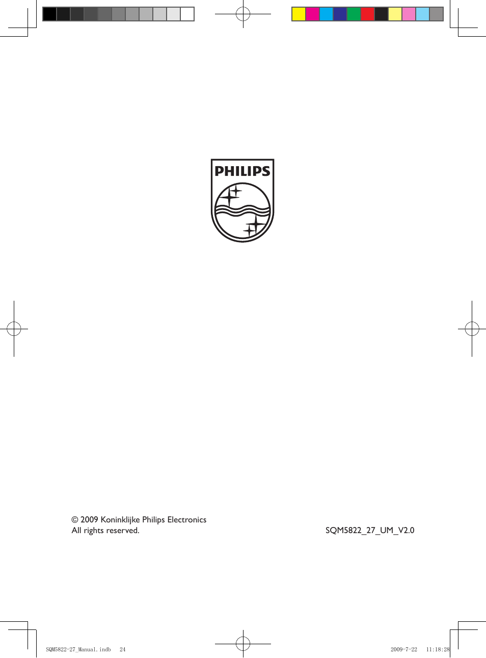 Philips SQM5822/27 User Manual | Page 10 / 10