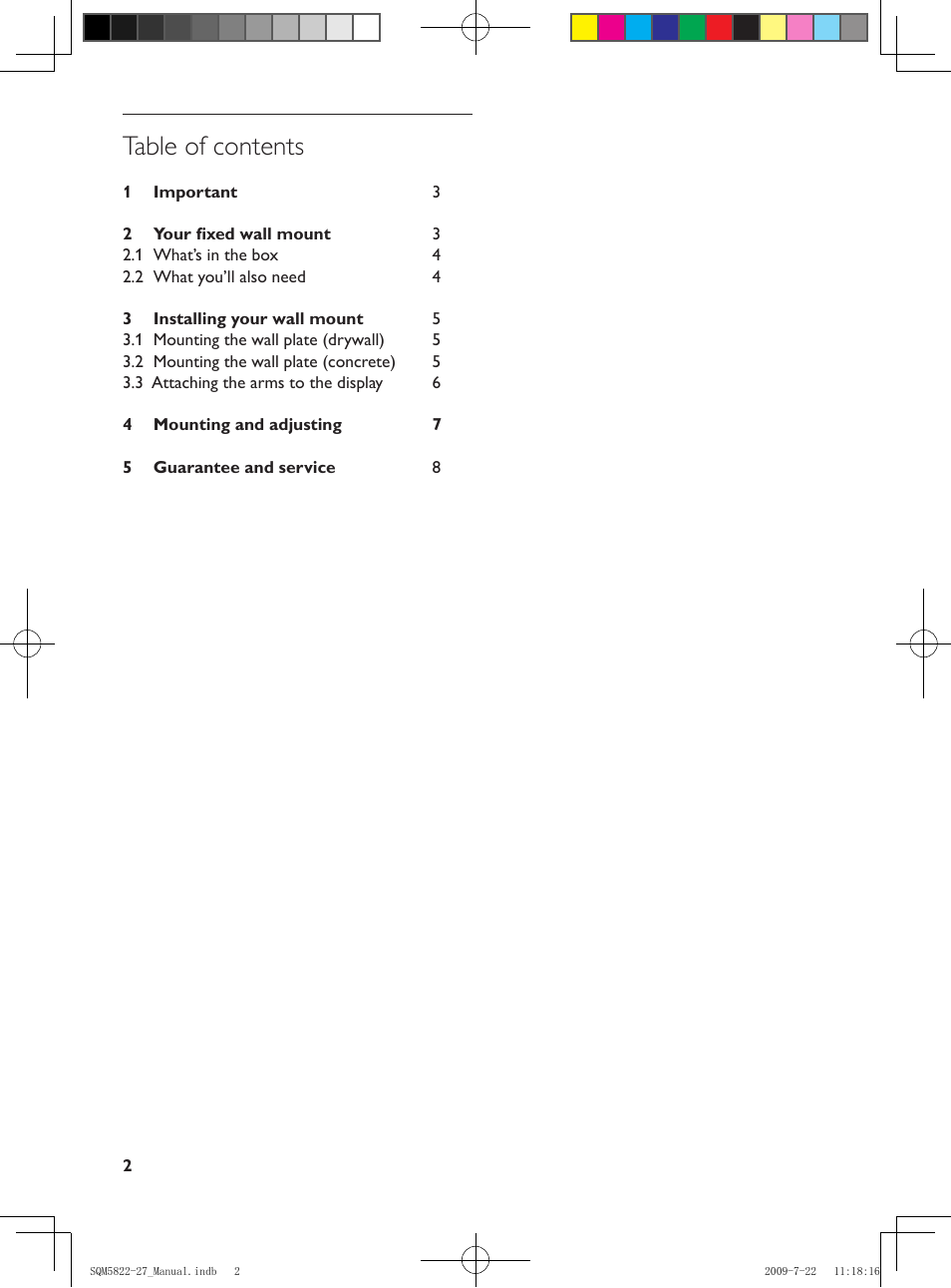 Philips SQM5822/27 User Manual | Page 2 / 10