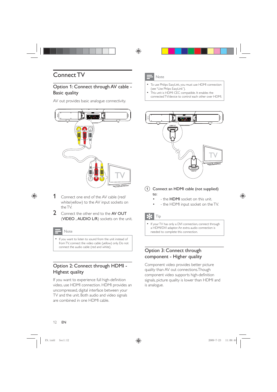 Philips HSB2351X User Manual | Page 12 / 36