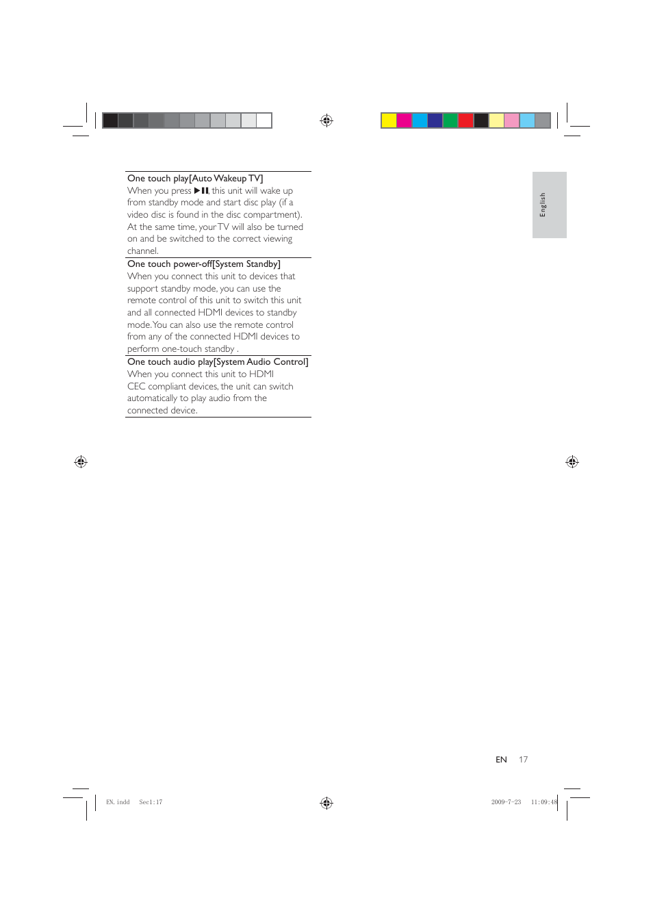 Philips HSB2351X User Manual | Page 17 / 36