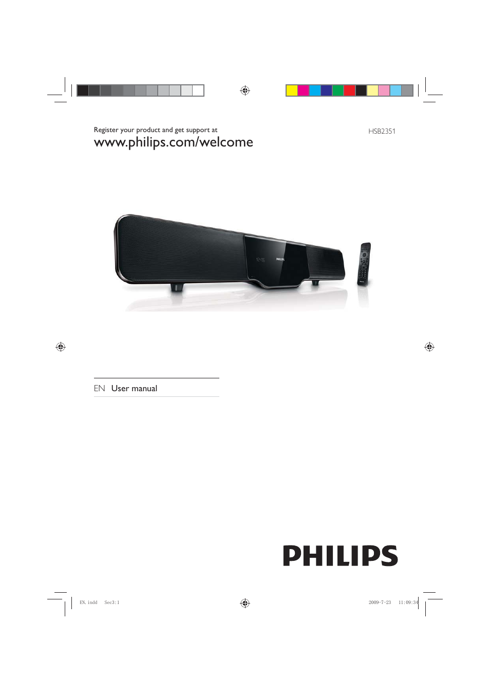 Philips HSB2351X User Manual | Page 2 / 36