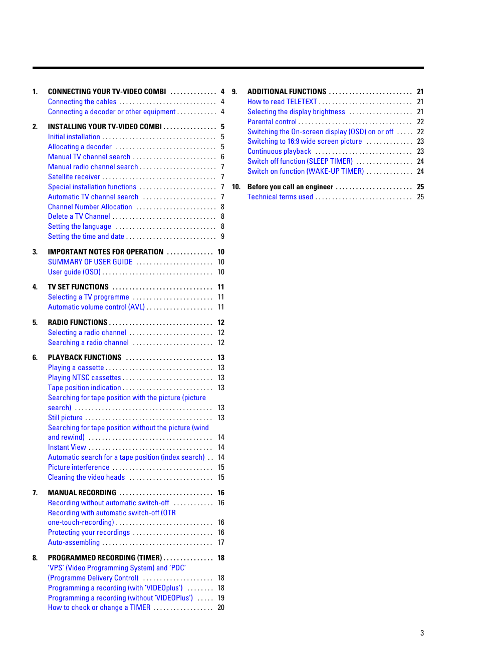 Philips 14PV340/05 User Manual | 28 pages