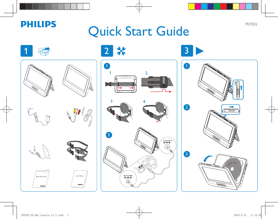 Philips PD7022 User Manual | 2 pages