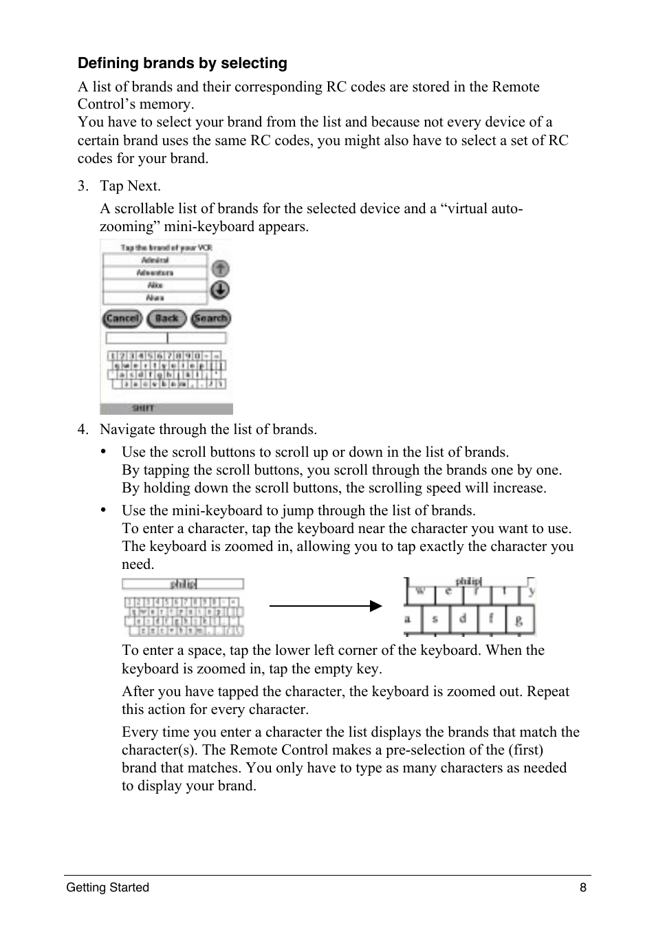 Philips intelligent remote control User Manual | Page 10 / 52