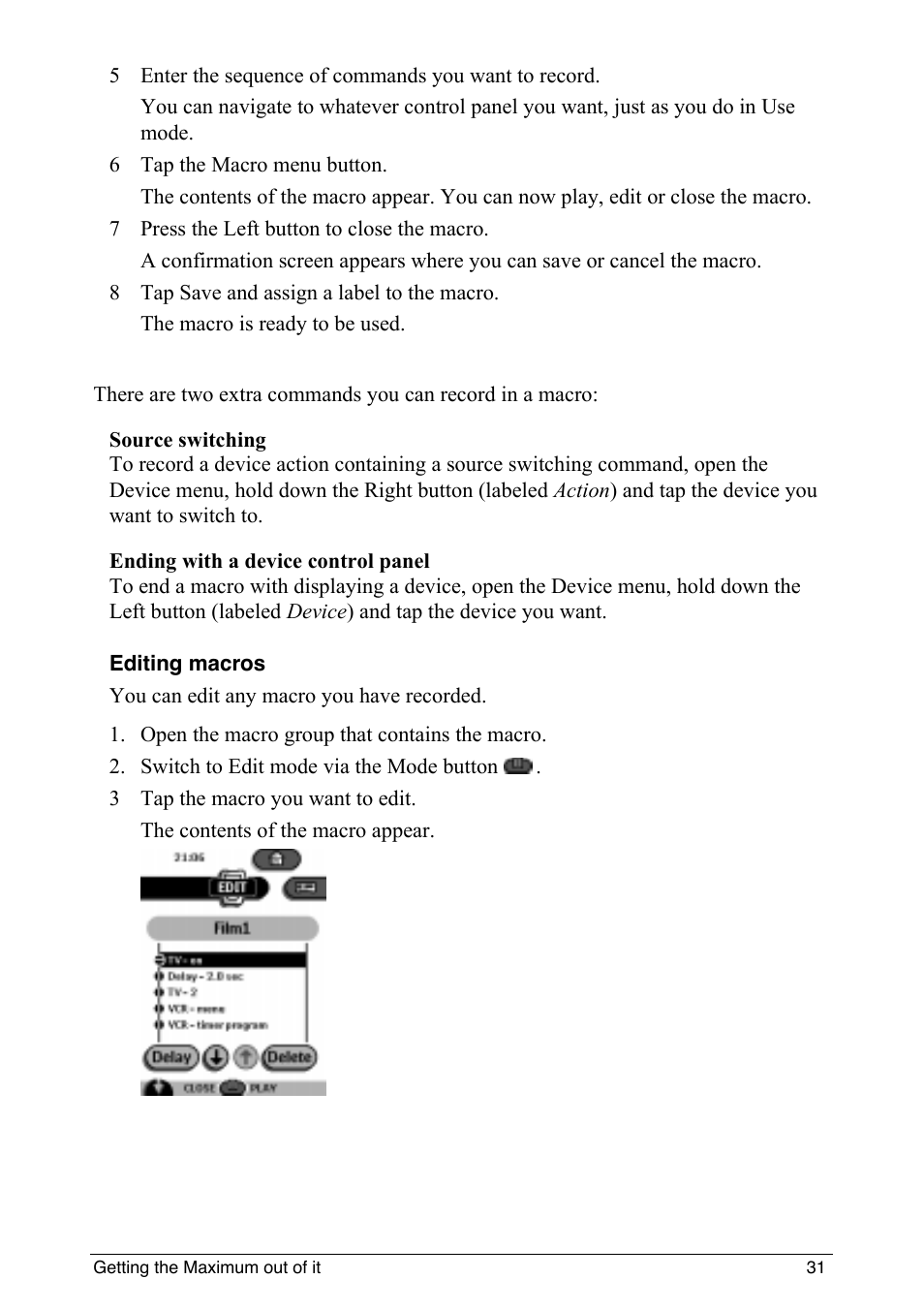 Philips intelligent remote control User Manual | Page 33 / 52