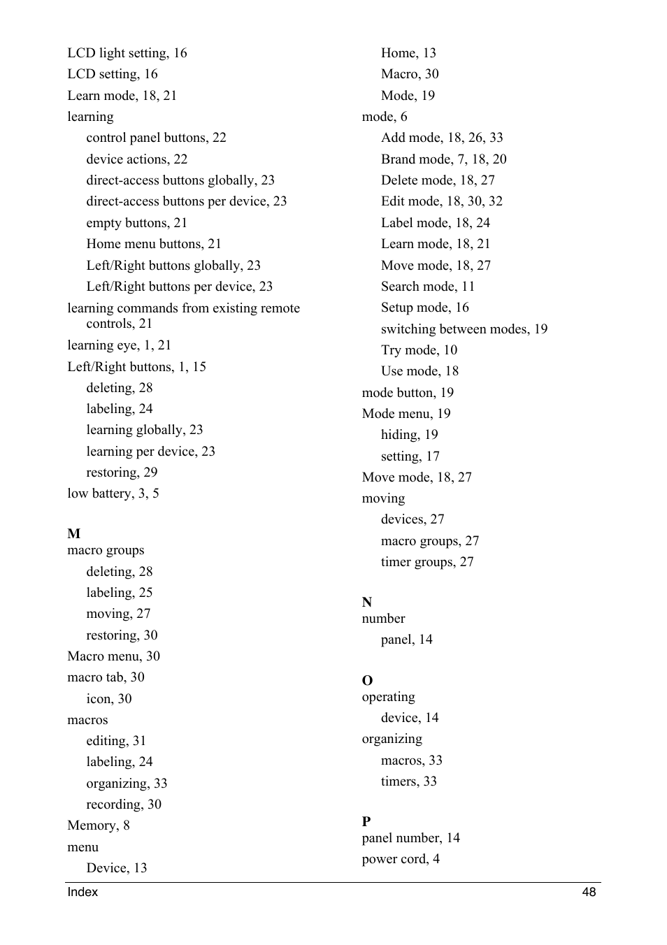 Philips intelligent remote control User Manual | Page 50 / 52