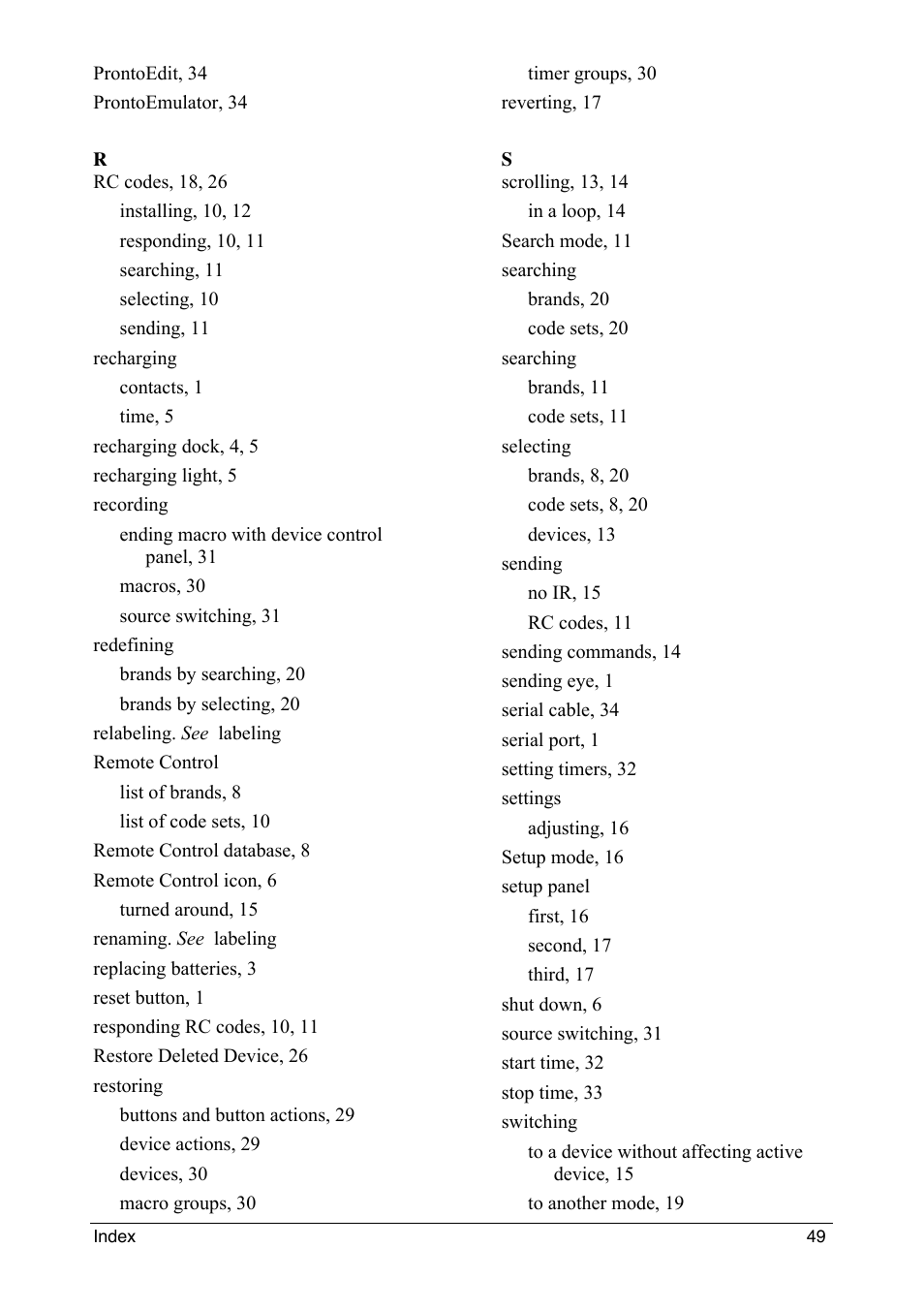 Philips intelligent remote control User Manual | Page 51 / 52