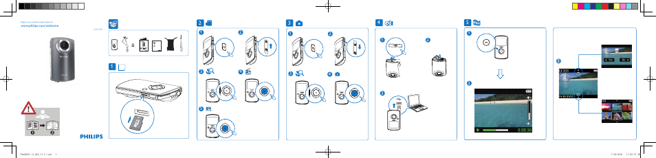 Philips CAM100BU User Manual | 2 pages