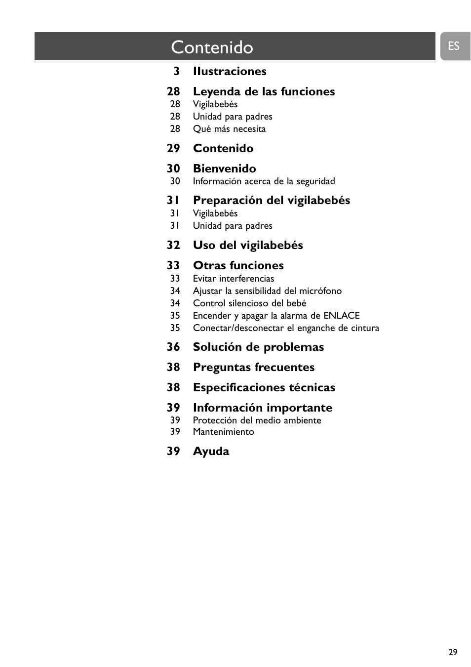 Philips SC464 User Manual | Page 29 / 160