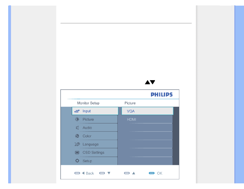 On-screen display, Kuvaruutuvalikot (osd) | Philips 22IE User Manual | Page 45 / 81