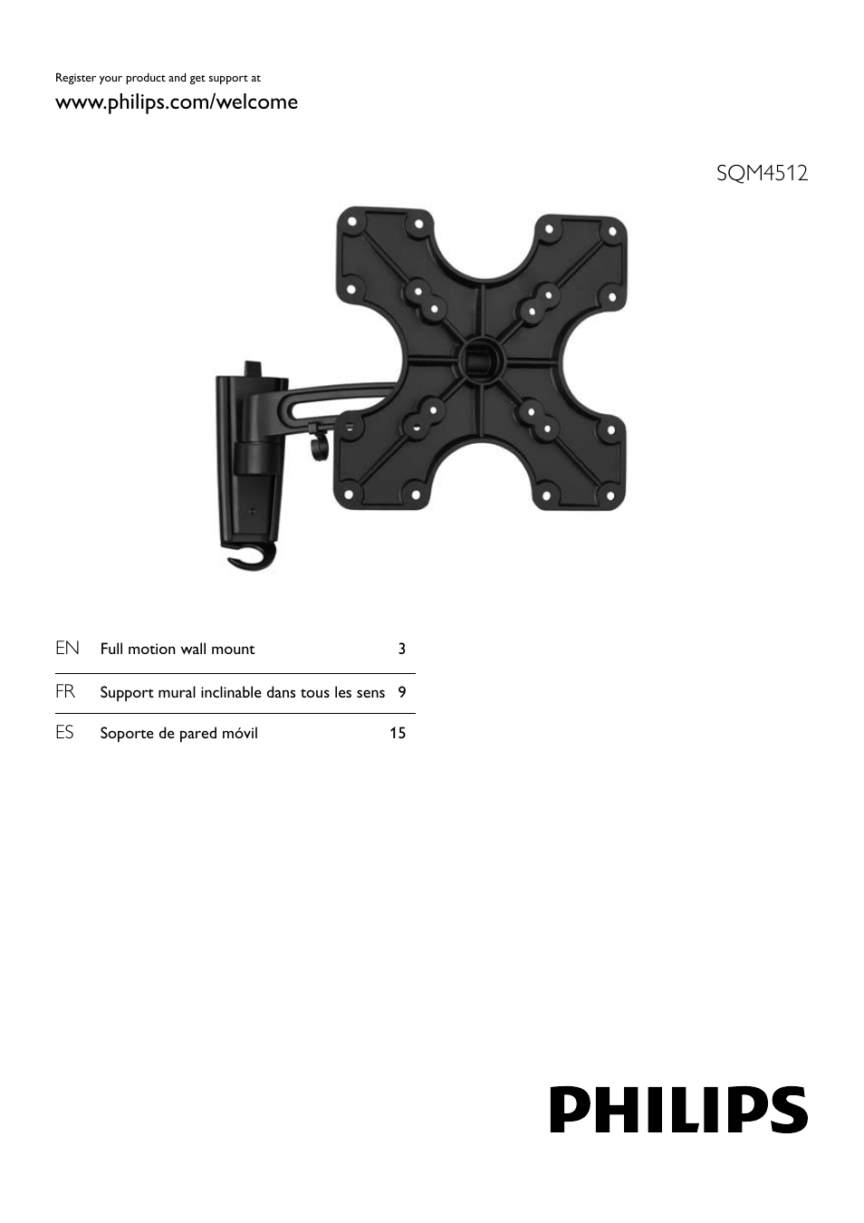 Philips SQM4512 User Manual | 20 pages