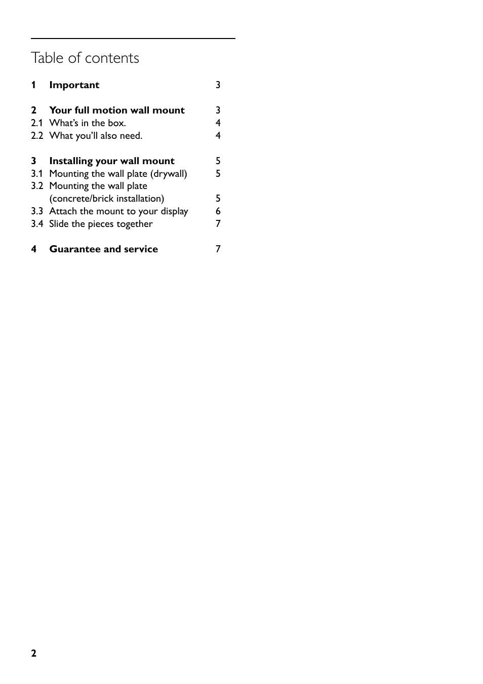 Philips SQM4512 User Manual | Page 2 / 20