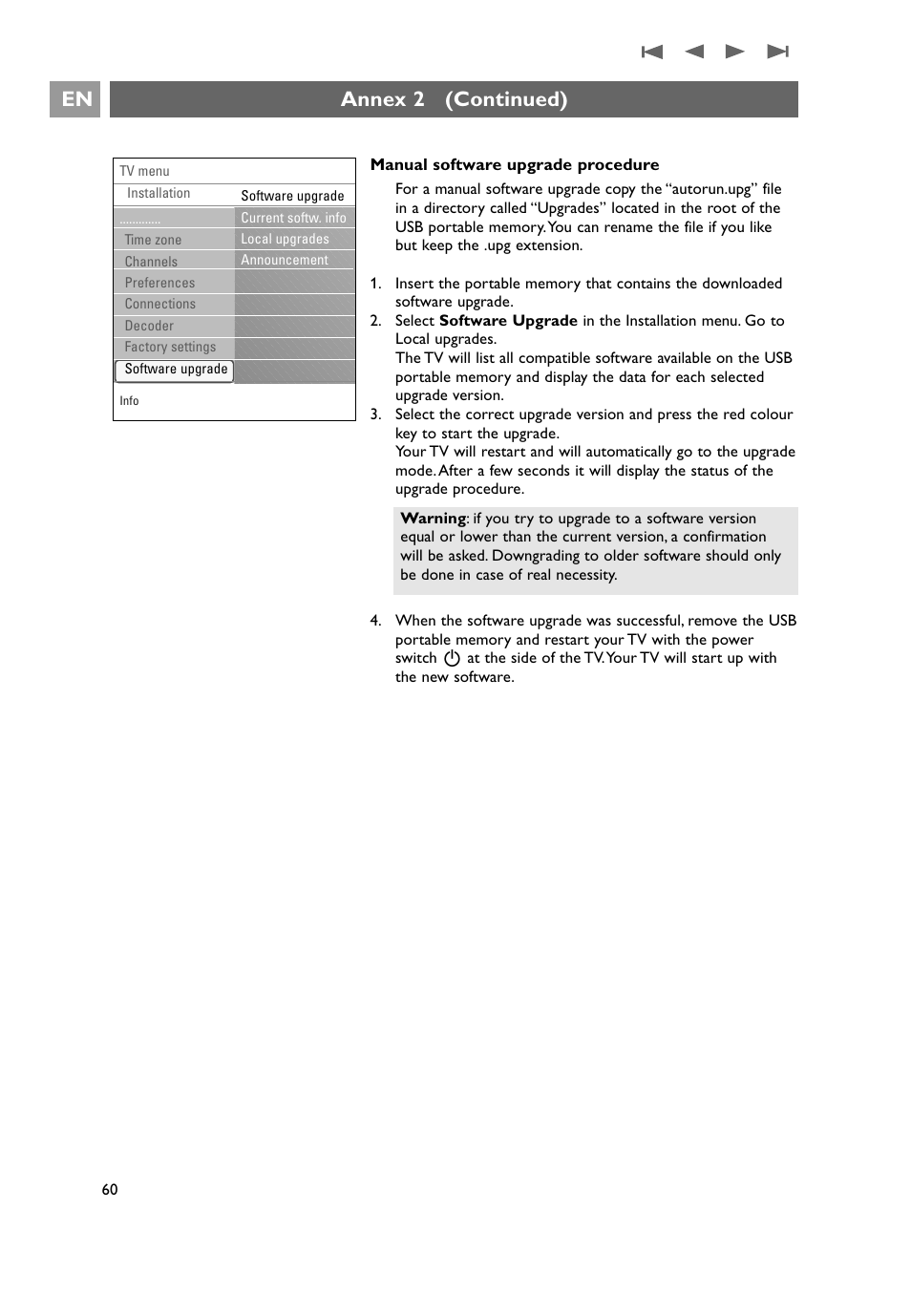 Annex 2 (continued) en | Philips 32PF9641D/10 User Manual | Page 60 / 66