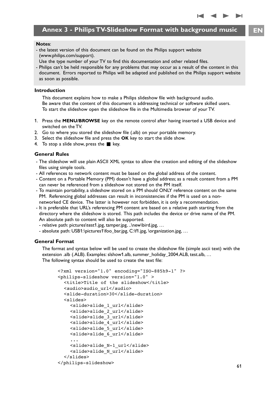 With background music | Philips 32PF9641D/10 User Manual | Page 61 / 66