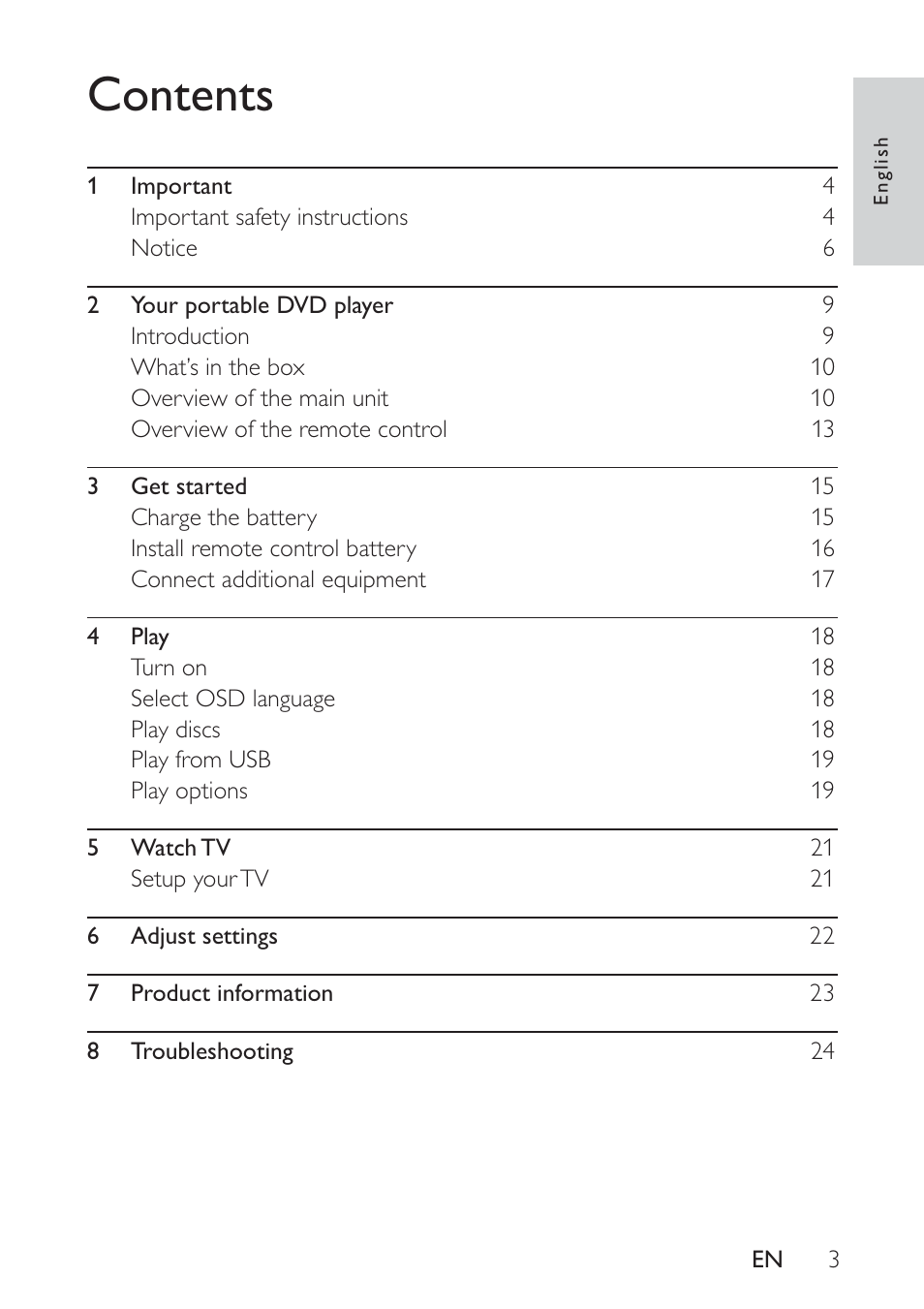 Philips PET748 User Manual | Page 2 / 25