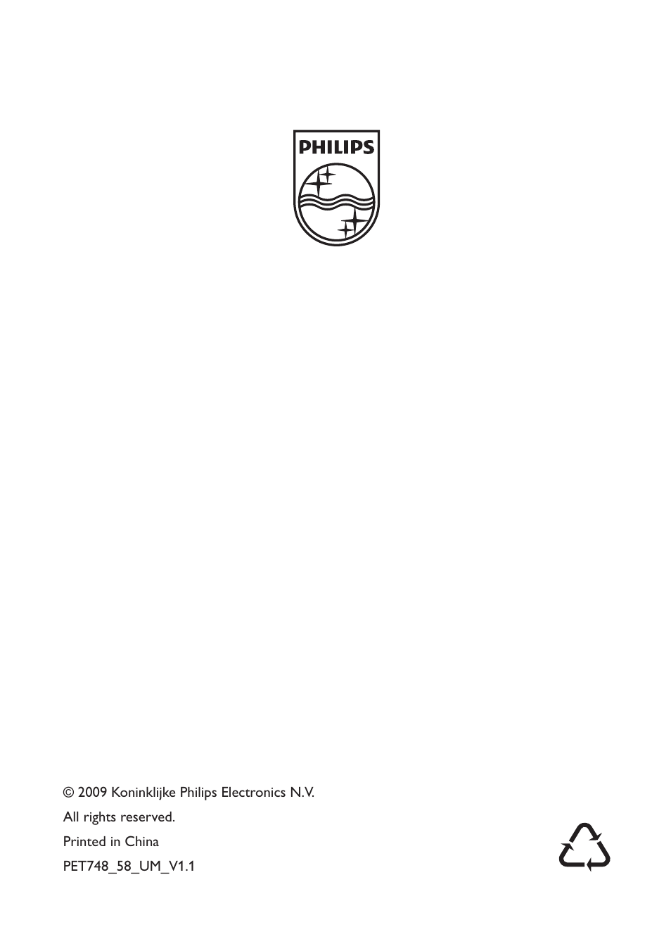 Philips PET748 User Manual | Page 25 / 25