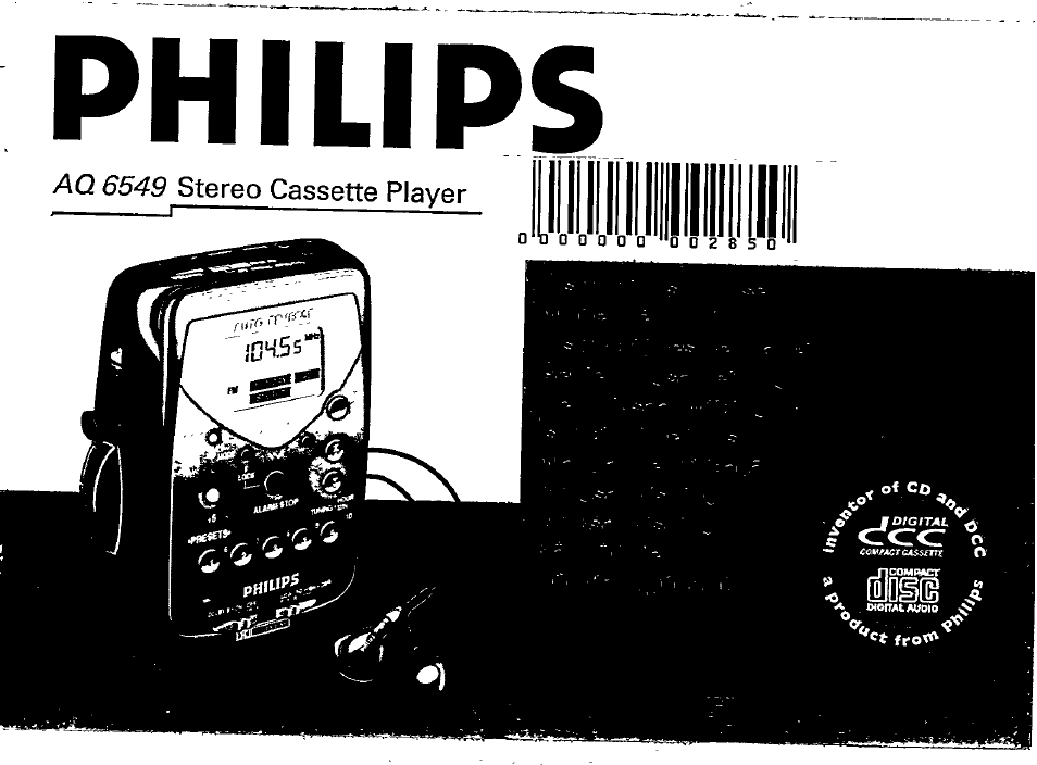 Philips AQ 6549/00 User Manual | 16 pages