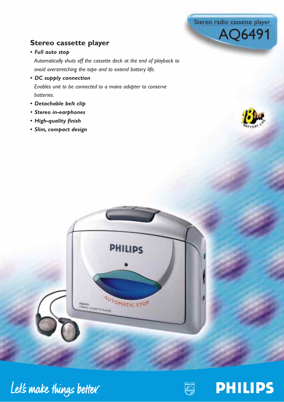 Philips AQ6491/17 User Manual | 2 pages