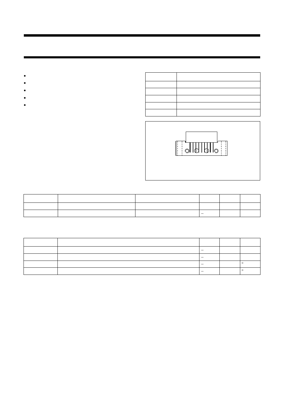 Features, Description, Pinning - sot115d | Quick reference data, Limiting values | Philips BGD885 User Manual | Page 2 / 8