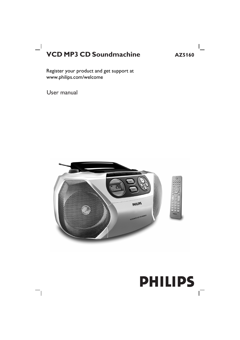 Philips AZ5160 User Manual | 22 pages