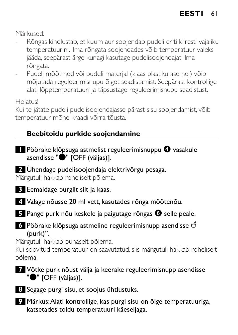 Philips SCF250 User Manual | Page 61 / 102