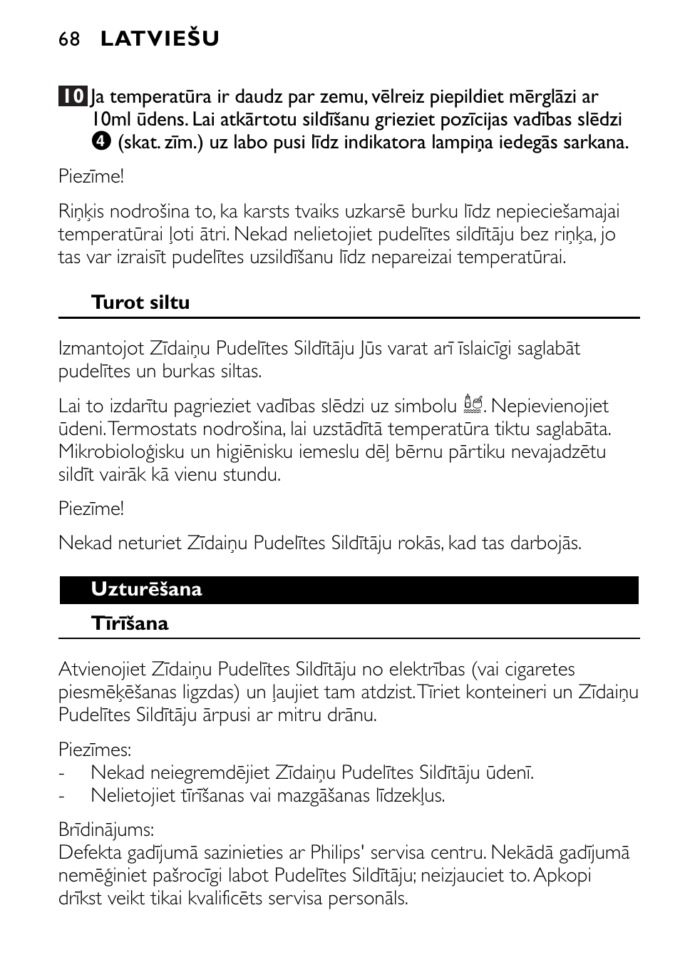 Philips SCF250 User Manual | Page 68 / 102