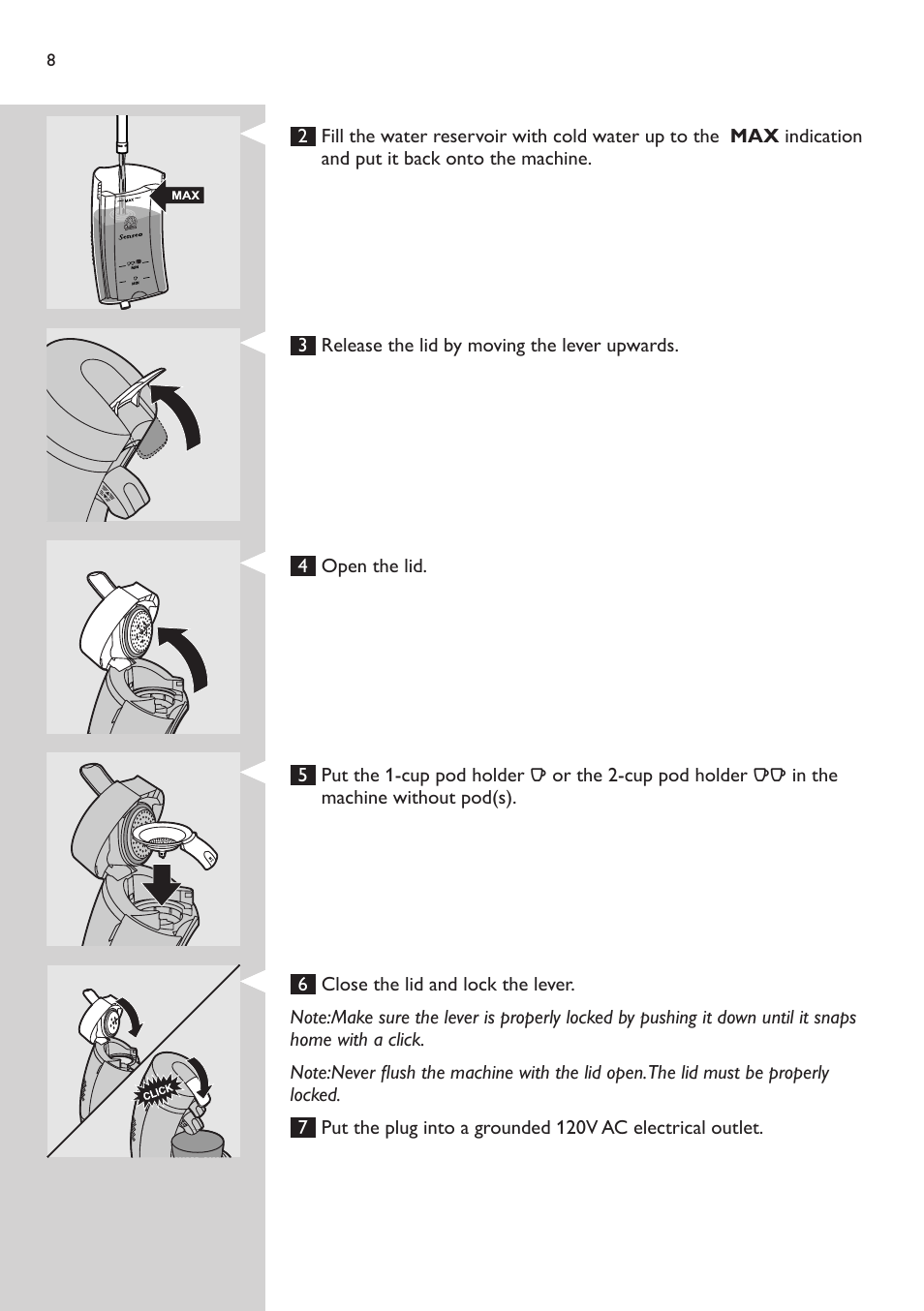 Philips HD7826 User Manual | Page 8 / 20