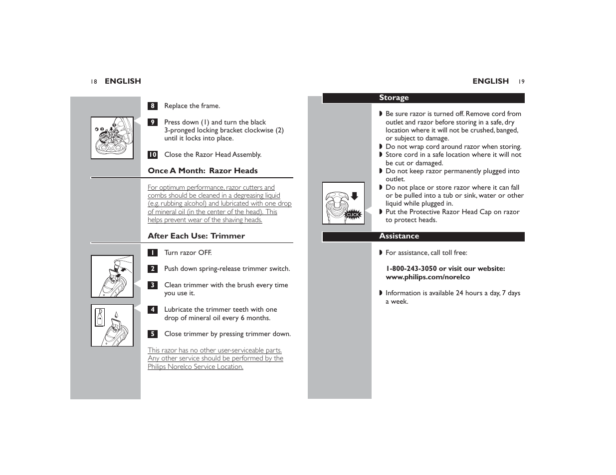 Philips 7183XL User Manual | Page 10 / 11