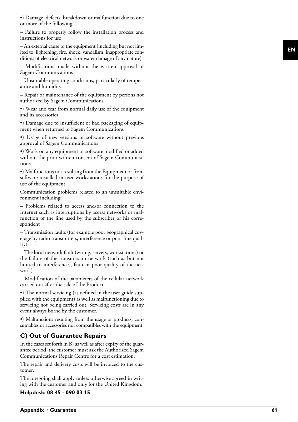 Philips PPF685 User Manual | Page 61 / 64