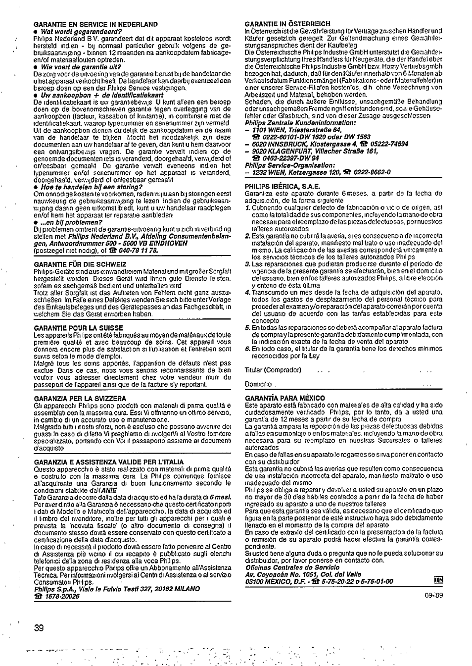 Philips CDC 345 User Manual | Page 12 / 12