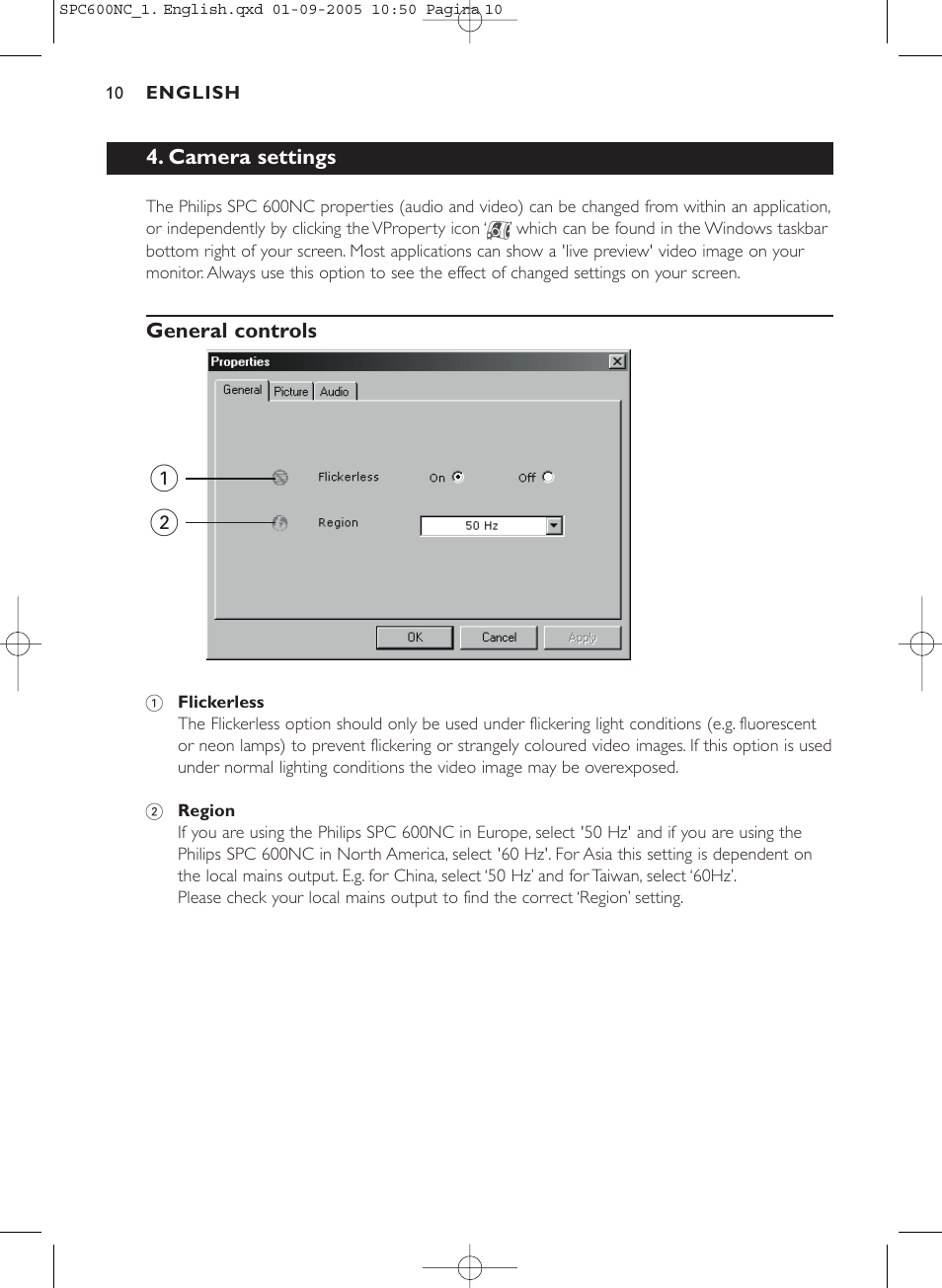 Philips SPC600NC/37 User Manual | Page 10 / 22