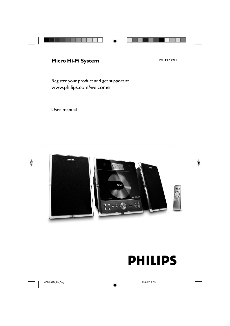 Philips MCM239D User Manual | 28 pages
