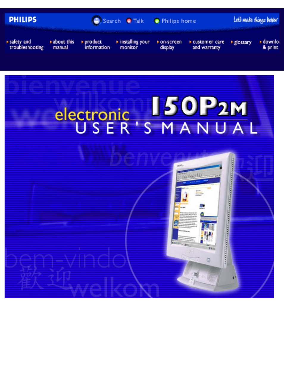 Philips 150P2M User Manual | 89 pages